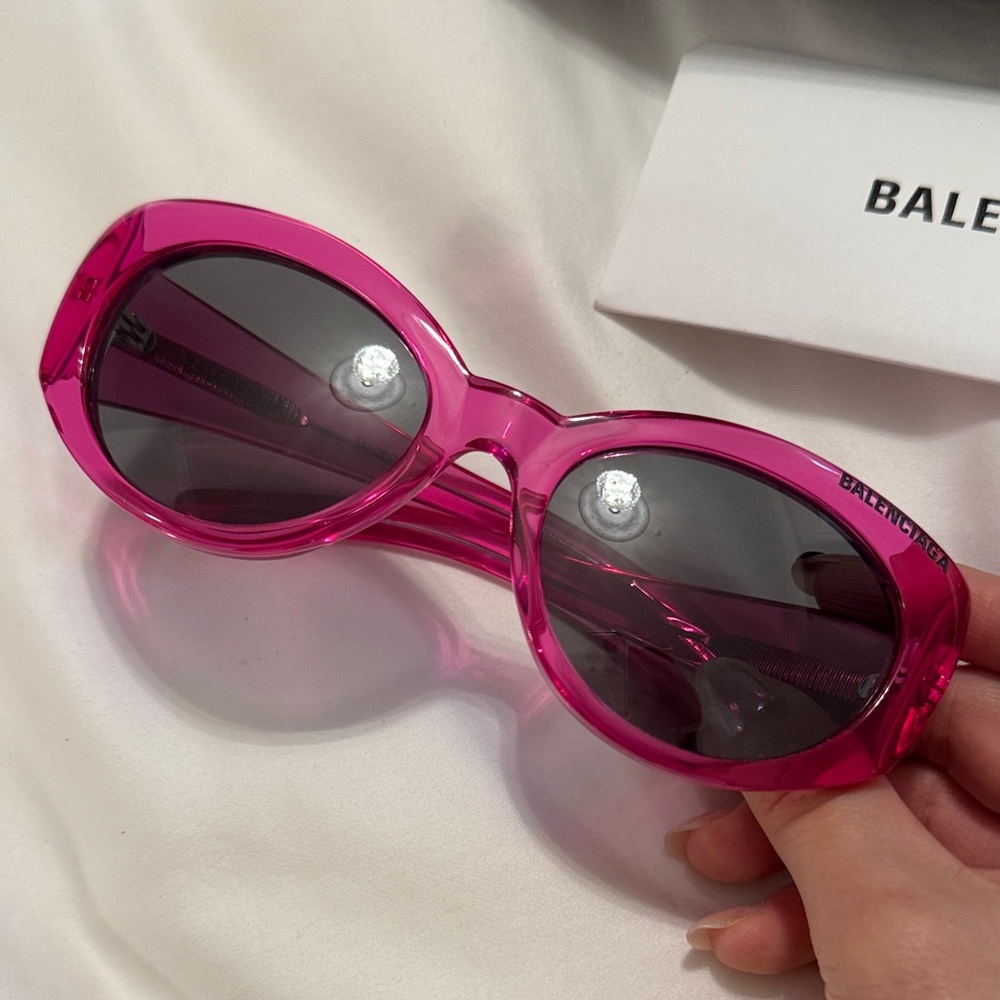 Balenciaga Fuchsia Sunglasses